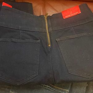 Spanx Signature slim boot cut.Slimming band & contouring. Midnight Rinse.Size 27